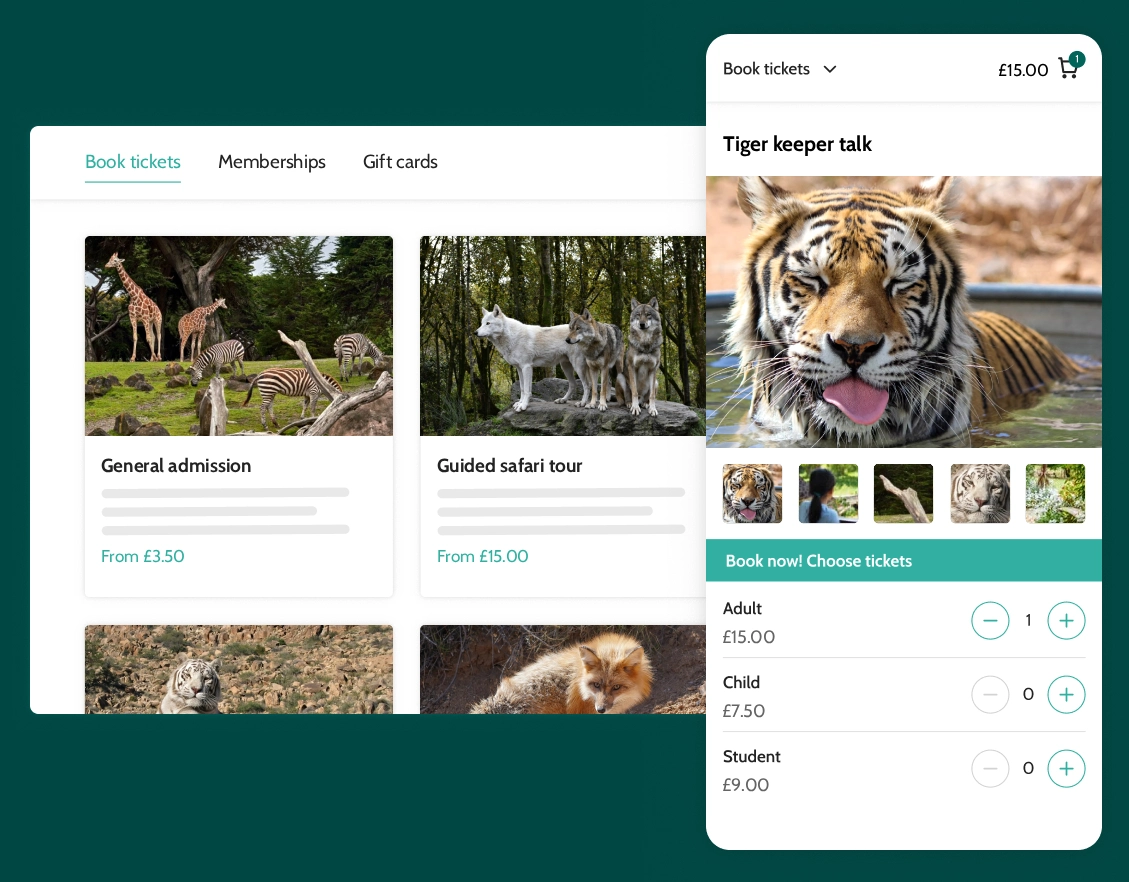 animal attraction ticketing software hero